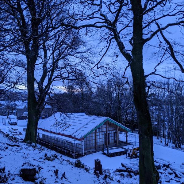 Activity Centre in the snow